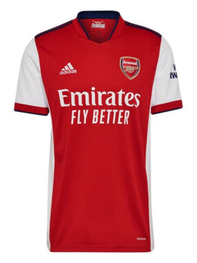 NWT Arsenal 2021-2022 Adidas Home Football Kit Mens Small Shirt Authentic Blank